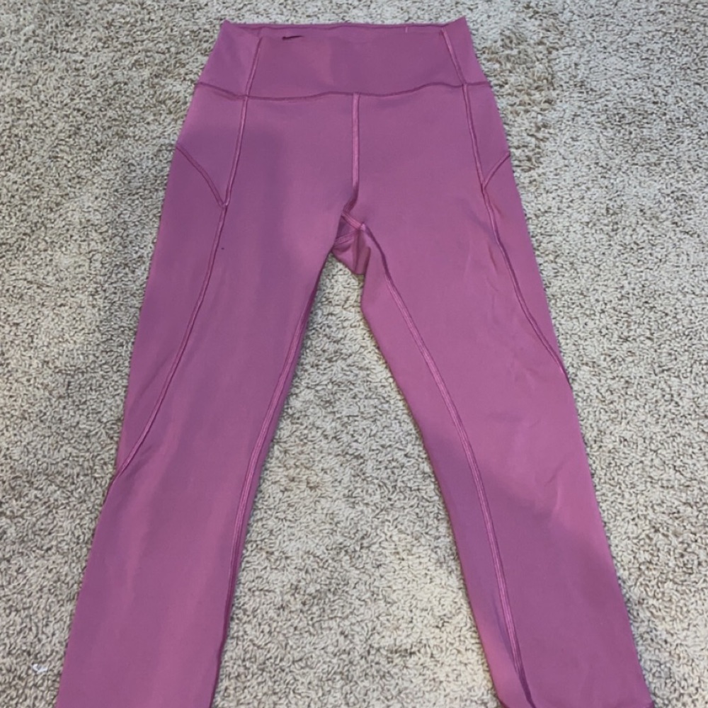 Lululemon Pink In Movement Legging 25 Inch